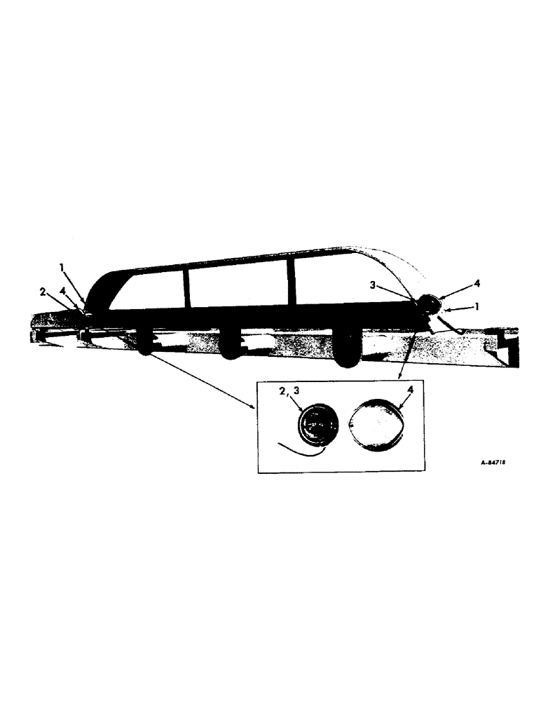 Схема запчастей Case IH VARIOUS - (B-106) - CLEARANCE LIGHTS AND BRACKETS 