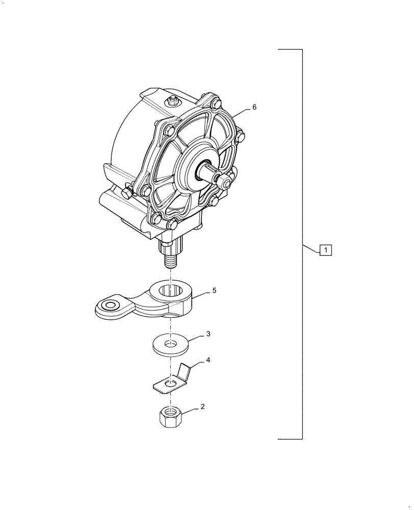 Схема запчастей Case IH 2060-20 - (58.110.AW [01]) - FITTING, PART, WOBBLE BOX (58) - ATTACHMENTS/HEADERS