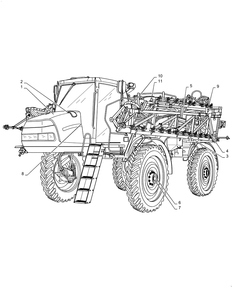 Схема запчастей Case IH PATRIOT 3340 - (05.100.03[02]) - CAPACITIES (05) - SERVICE & MAINTENANCE