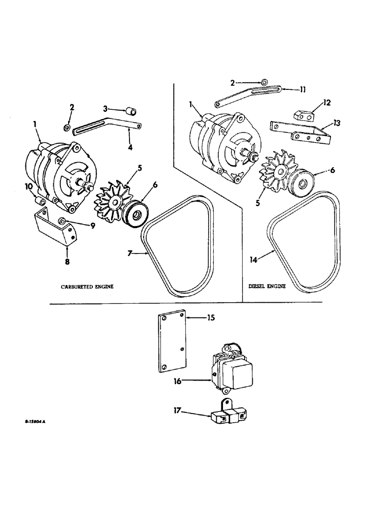 Схема запчастей Case IH 706 - (G-07) - ELECTRICAL SYSTEM, ALTERNATOR GENERATOR AND CONNECTIONS (06) - ELECTRICAL SYSTEMS