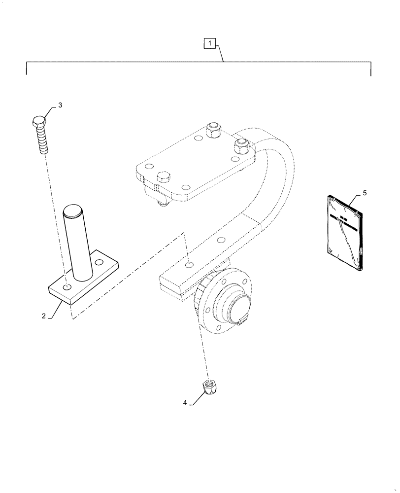 Схема запчастей Case IH ECOLO-TIGER 875 - (75.200.AA[12]) - DISK MOUNT STOP OUTSIDE (75) - SOIL PREPARATION