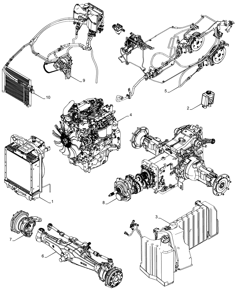 Схема запчастей Case IH FARMALL 115C - (05.100.03) - CAPACITIES (05) - SERVICE & MAINTENANCE