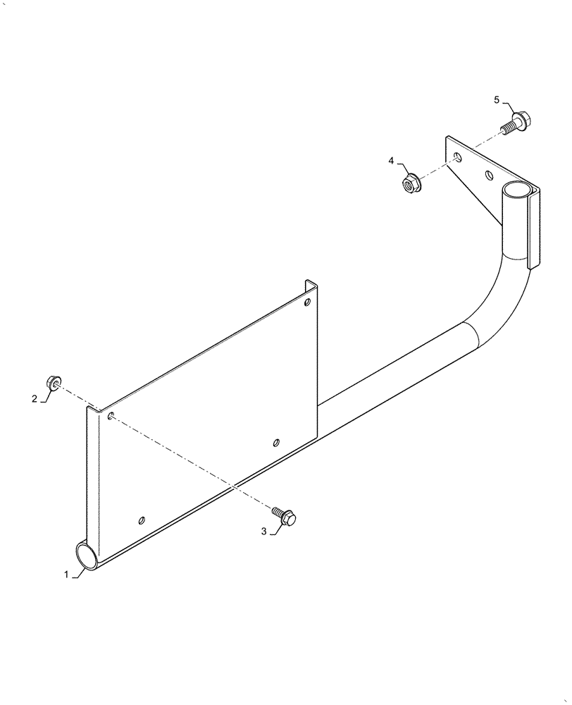 Схема запчастей Case IH AF4077 - (88.100.AC[01]) - LICENSE PLATE HOLDER, USE FOR 2015 (88) - ACCESSORIES