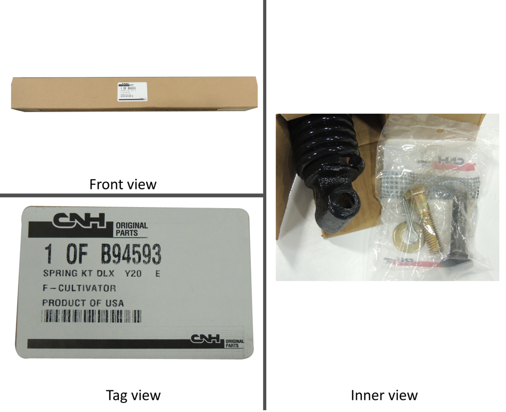 Схема запчастей Case IH 4500 - (88.002) - KIT SPRING ASSY (88) - ACCESSORIES