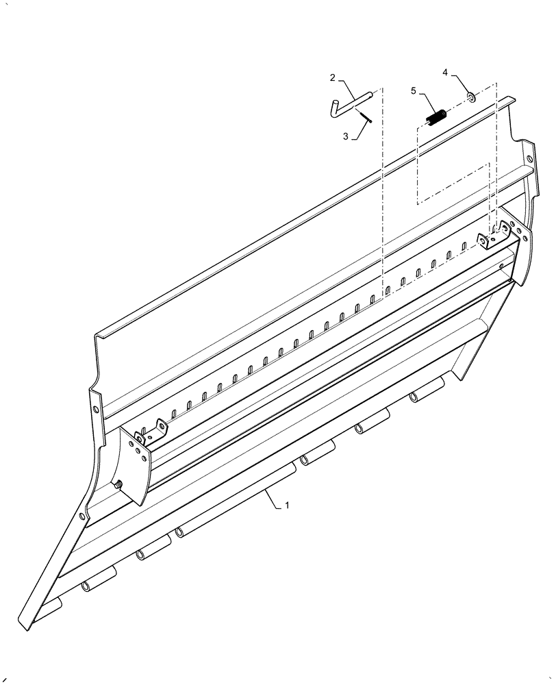 Схема запчастей Case IH AF4088 - (73.230.AK[01]) - BLOCK KNIFE, GRATE, CHOPPER (73) - RESIDUE HANDLING