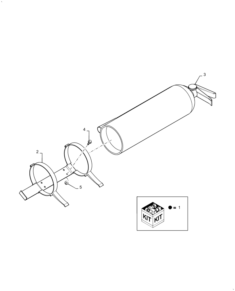 Схема запчастей Case IH AF4077 - (05.102.AA) - FIRE EXTINGUISHER (05) - SERVICE & MAINTENANCE