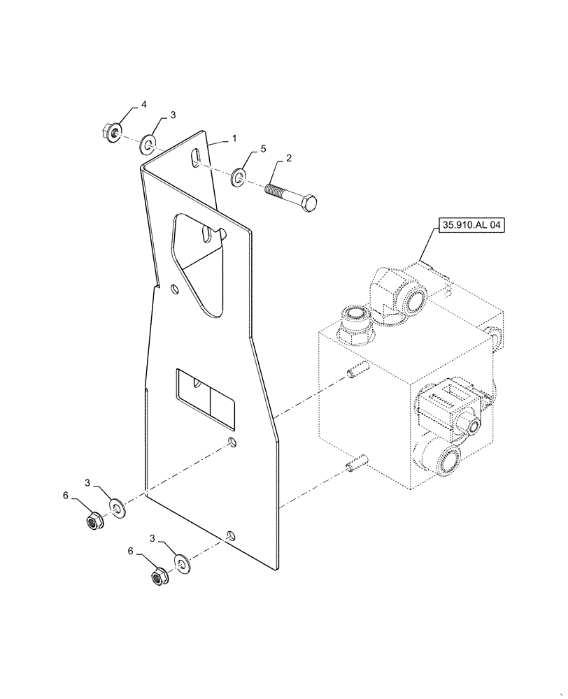 Схема запчастей Case IH WD1203 - (35.910.AL[03]) - HYDRAULIC SYSTEM, DRIVE ASSY, 4 CYL NON-DRAPER MOUNTING (35) - HYDRAULIC SYSTEMS