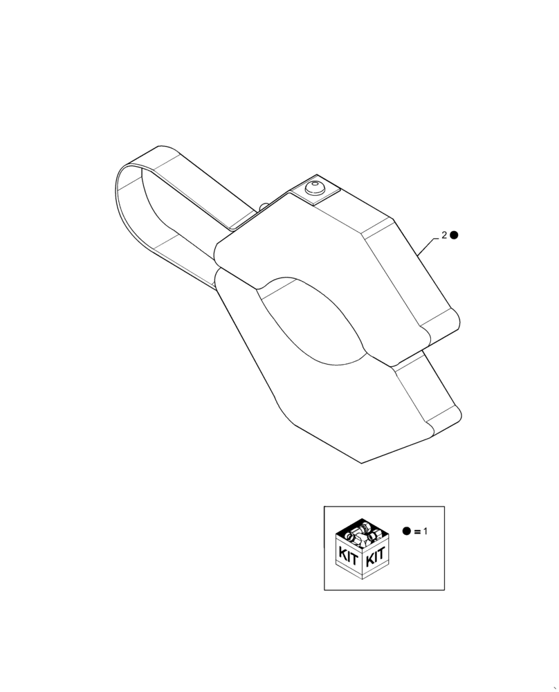 Схема запчастей Case IH NFX - (18.11.01) - KIT DEPTH STOP RED 5 INCH (18) - MISCELLANEOUS