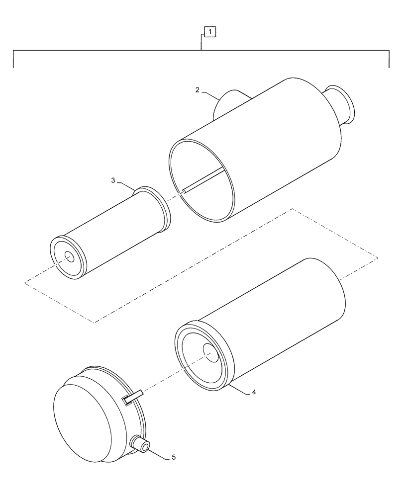 Схема запчастей Case IH 9260 - (2-017A) - AIR CLEANER, 9250 AND 9260 TRACTORS (02) - ENGINE