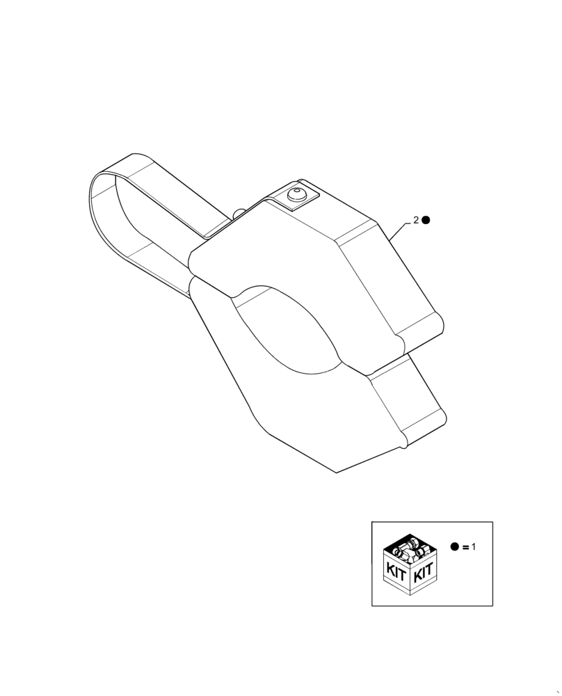 Схема запчастей Case IH ATX - (18.10.04) - KIT DEPTH STOP, ORANGE .62 INCH (18) - MISCELLANEOUS