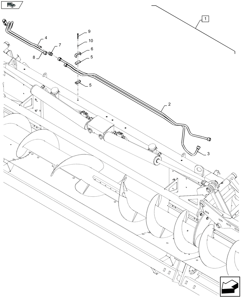 Схема запчастей Case IH 4408F-30 - (88.035.006[02]) - DIA KIT: HYDRAULIC DRIVE KIT - ROTATING DIVIDER (88) - ACCESSORIES