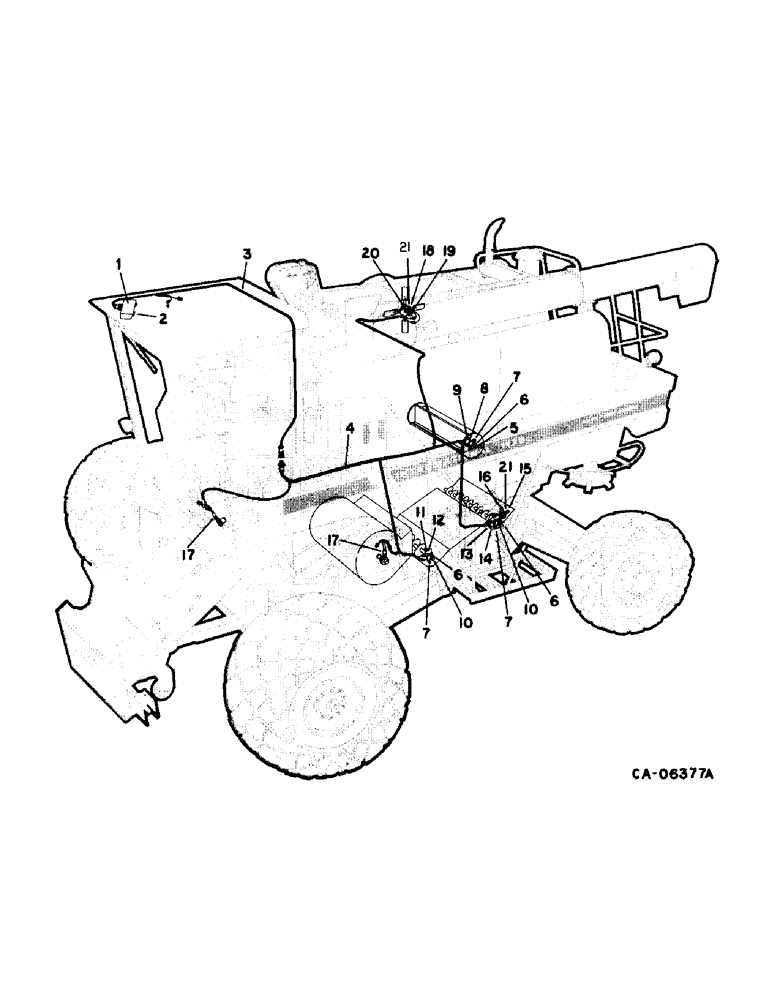 Схема запчастей Case IH 1470 - (08-31) - ELECTRICAL, SHAFT SPEED MONITOR CONTROL (06) - ELECTRICAL