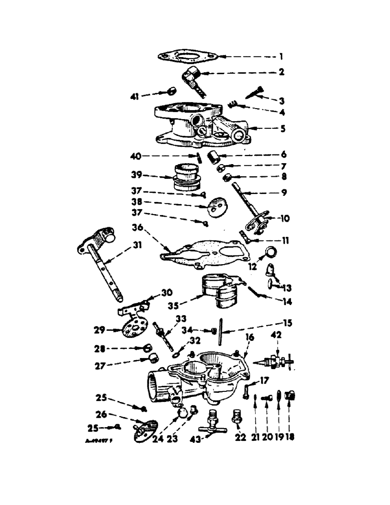 Схема запчастей Case IH C-146 - (D-25) - CARBURETOR, ZENITH 