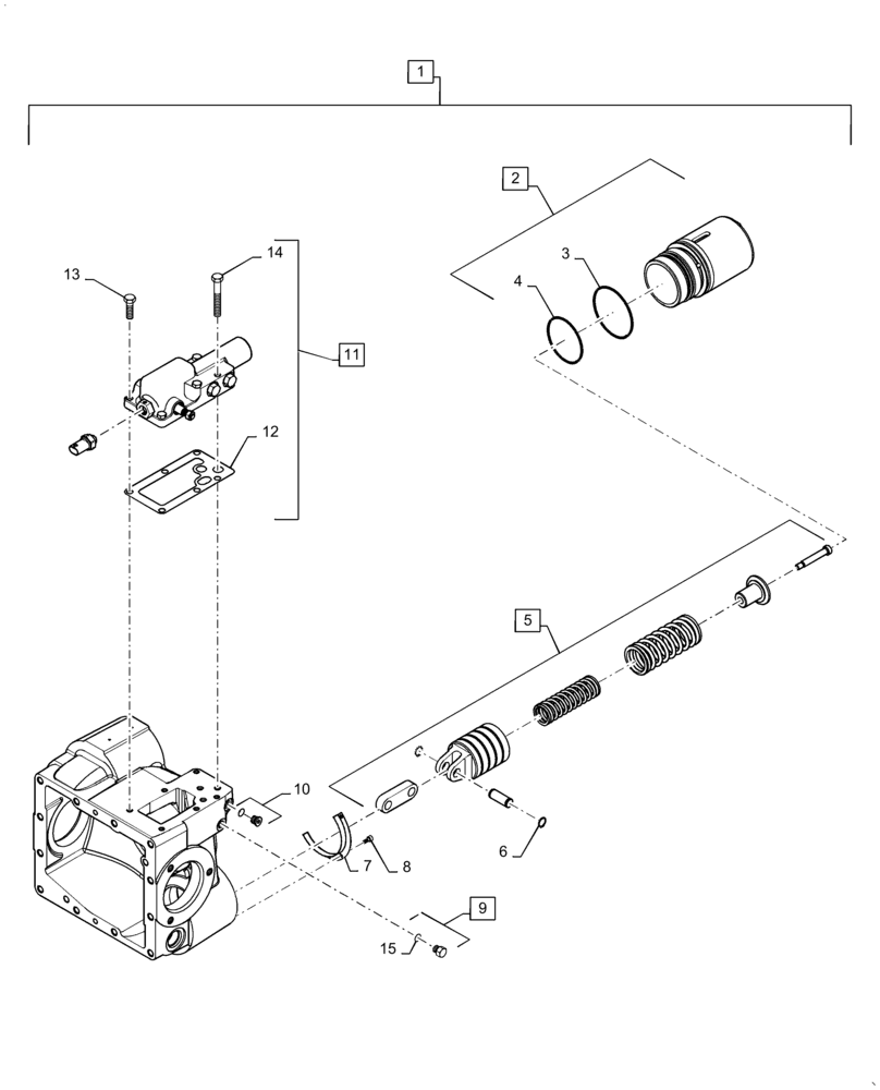 Схема запчастей Case IH AF4088 - (29.218.AO[08]) - HYDROSTATIC PUMP, CONTROL VALVE, TWO SPEED, POWERED, USE FOR 2016 (29) - HYDROSTATIC DRIVE