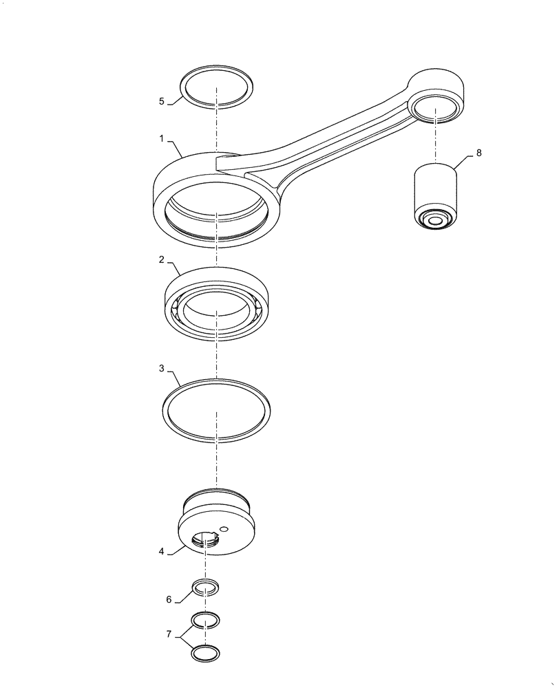 Схема запчастей Case IH AF4077 - (74.101.BF[02]) - PITMAN ASSY, LH (74) - CLEANING