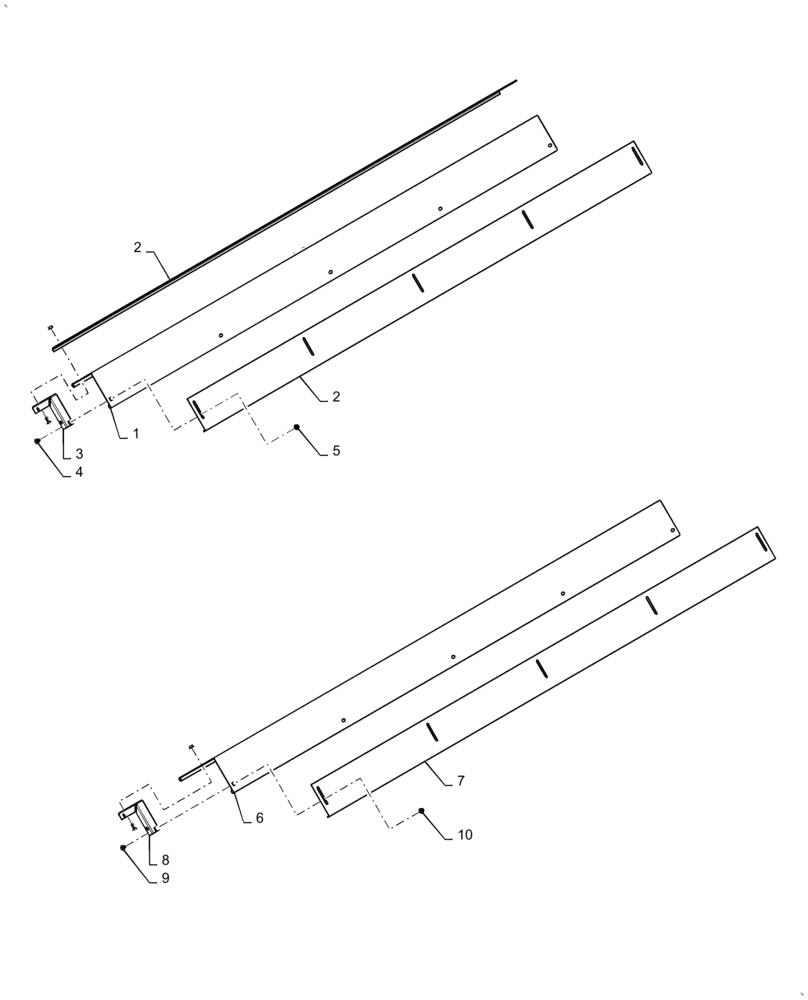 Схема запчастей Case IH AF4088 - (80.180.BJ[01]) - COVER ASSY, CROSS GRAIN TANK (80) - CROP STORAGE/UNLOADING