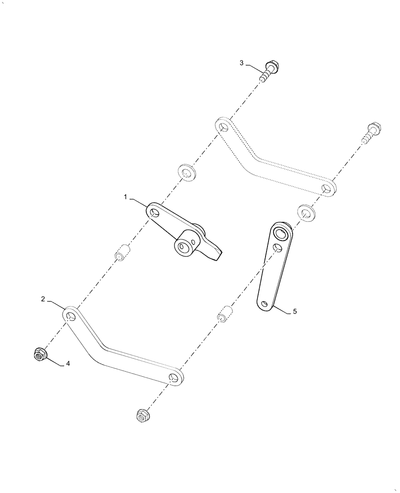 Схема запчастей Case IH AF4088 - (80.175.AE[03]) - LINKAGE, HEATER ONLY, UNLOADER ENGAGE (80) - CROP STORAGE/UNLOADING