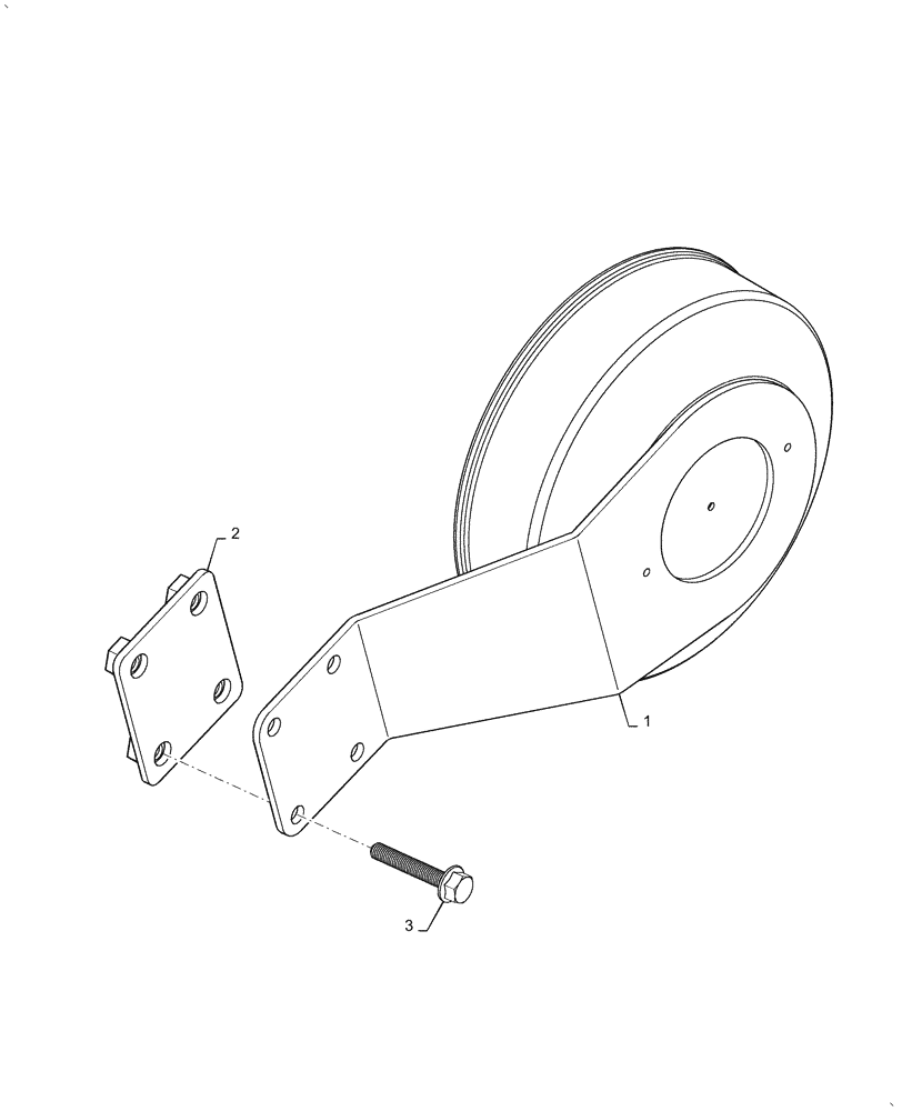 Схема запчастей Case IH AF4077 - (74.101.BF[03]) - SHAKER DRIVE SHIELD, LH (74) - CLEANING