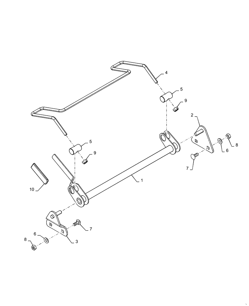 Схема запчастей Case IH 9240 - (80.150.BG[03]) - VAR - 425371, 722763 - LATCH, COVER ASSY (80) - CROP STORAGE/UNLOADING