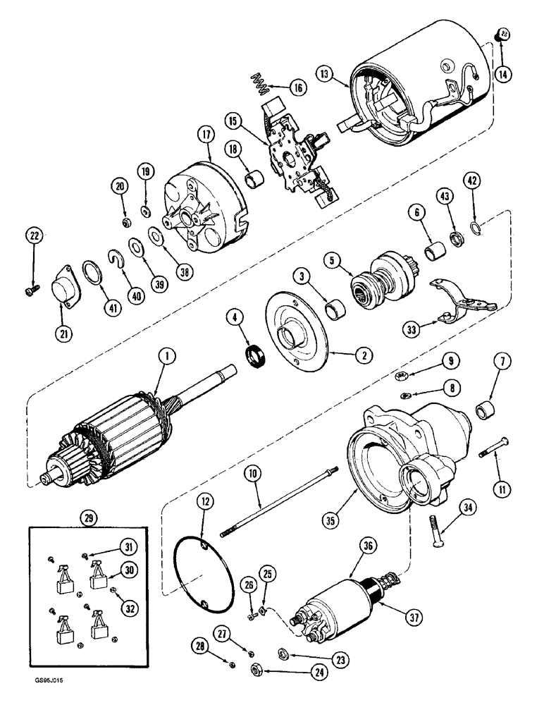 Схема запчастей Case IH 1682 - (4-20) - FEEDER REVERSER MOTOR (06) - ELECTRICAL