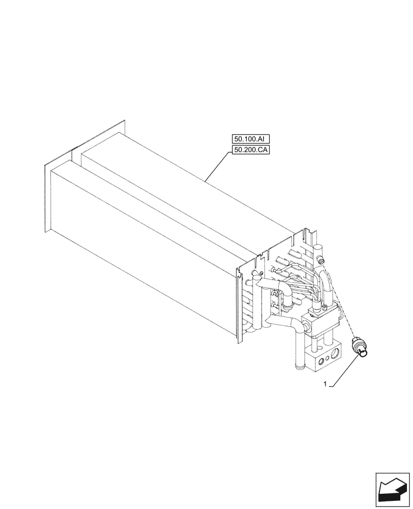 Схема запчастей Case IH PUMA 150 - (55.050.AA[02]) - VAR - 391177, 391299, 391357, 758131, 758133, 758265, 758666, 758667, 758668, 758669, 759264, 759265, 759266 - AIR CONDITIONER, PRESSURE SWITCH (55) - ELECTRICAL SYSTEMS