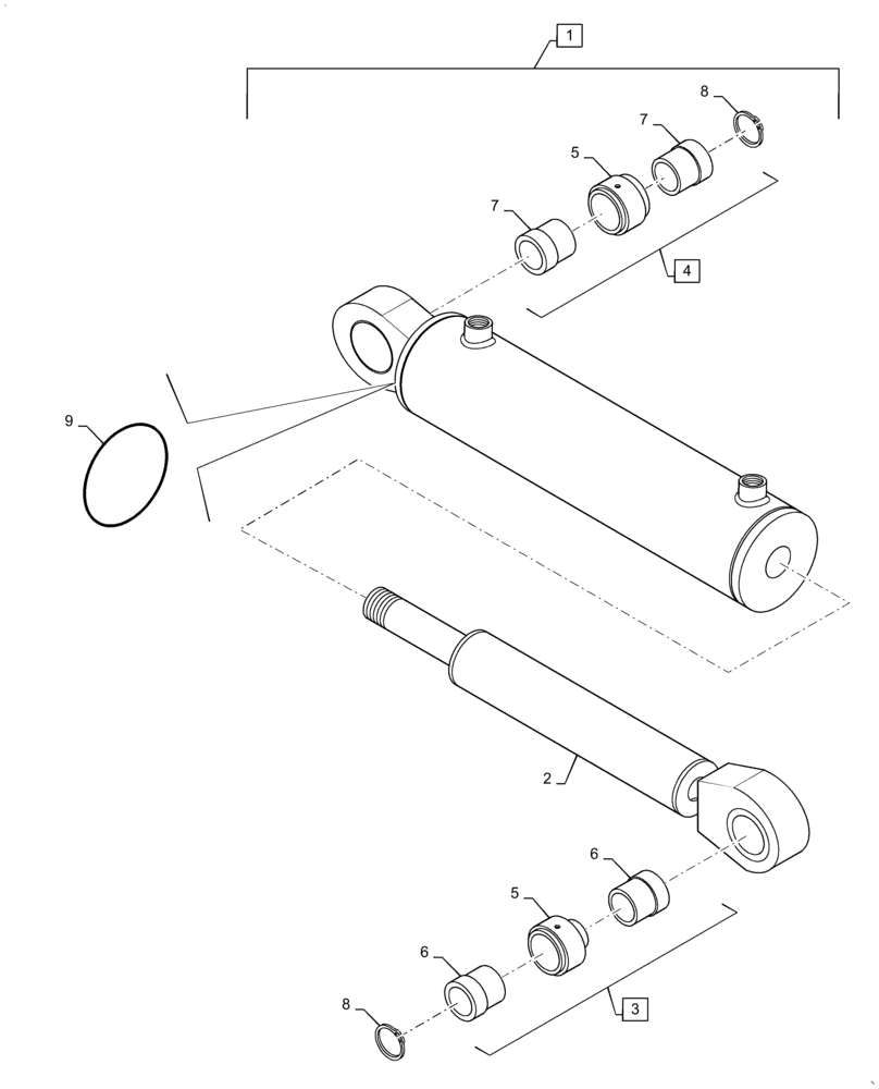 Схема запчастей Case IH PATRIOT 4440 - (35.911.AB[04]) - BOOM PIVOT, INNER BOOM, FOLD CYLINDERS, 120 BOOM (35) - HYDRAULIC SYSTEMS