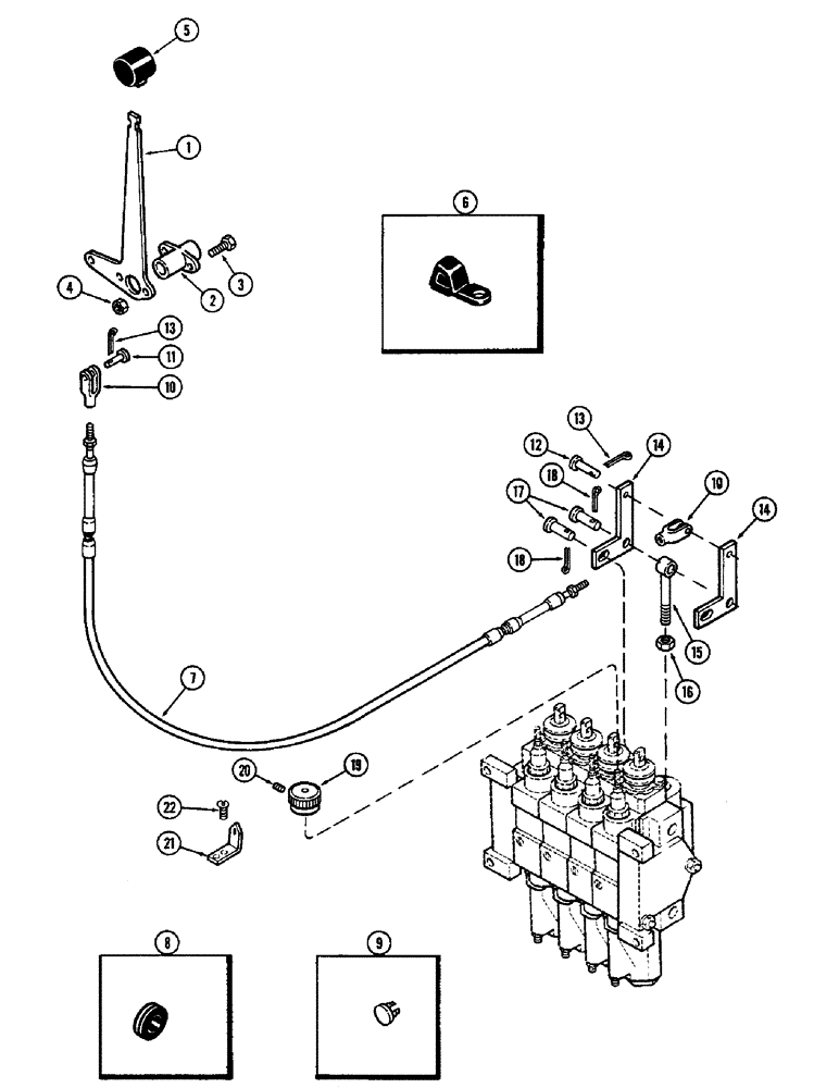 Схема запчастей Case IH 2590 - (8-280) - REMOTE HYDRAULICS, NUMBER 4 CIRCUIT (08) - HYDRAULICS