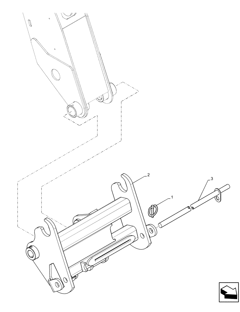 Схема запчастей Case IH FARMLIFT 525 - (89.100.AB[02]) - VAR - 749046 - CARRIER, FRONT (89) - TOOLS