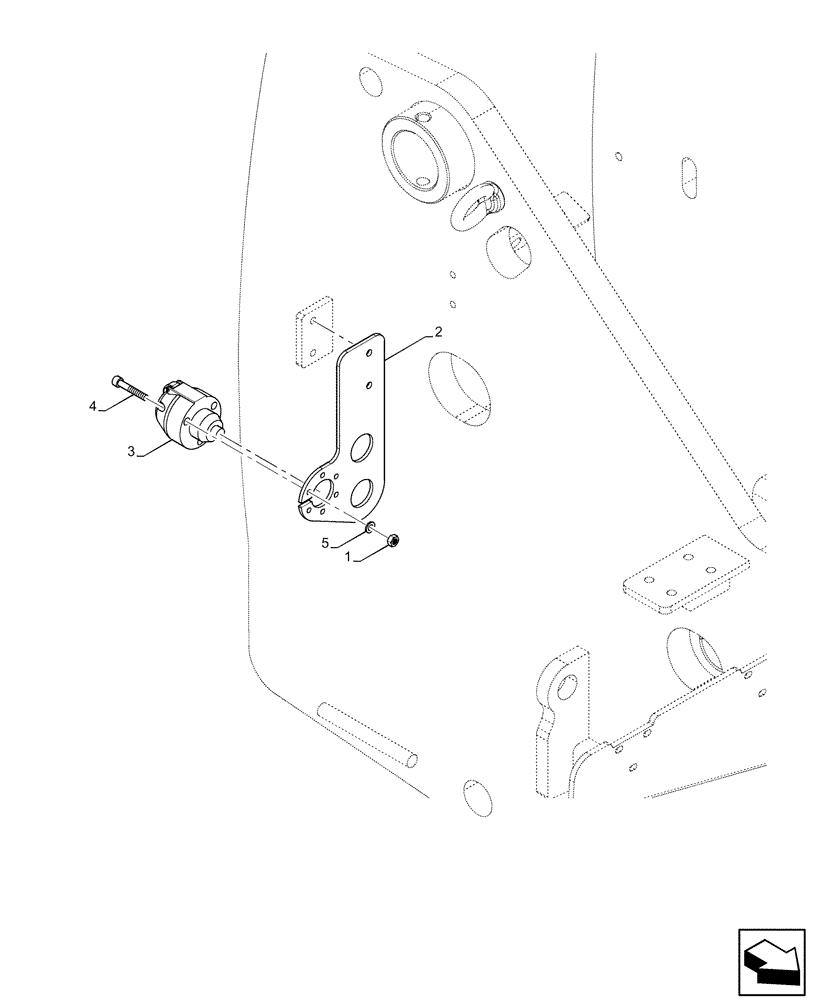 Схема запчастей Case IH FARMLIFT 525 - (55.510.BM) - VAR - 749337 - SOCKET, REAR (55) - ELECTRICAL SYSTEMS