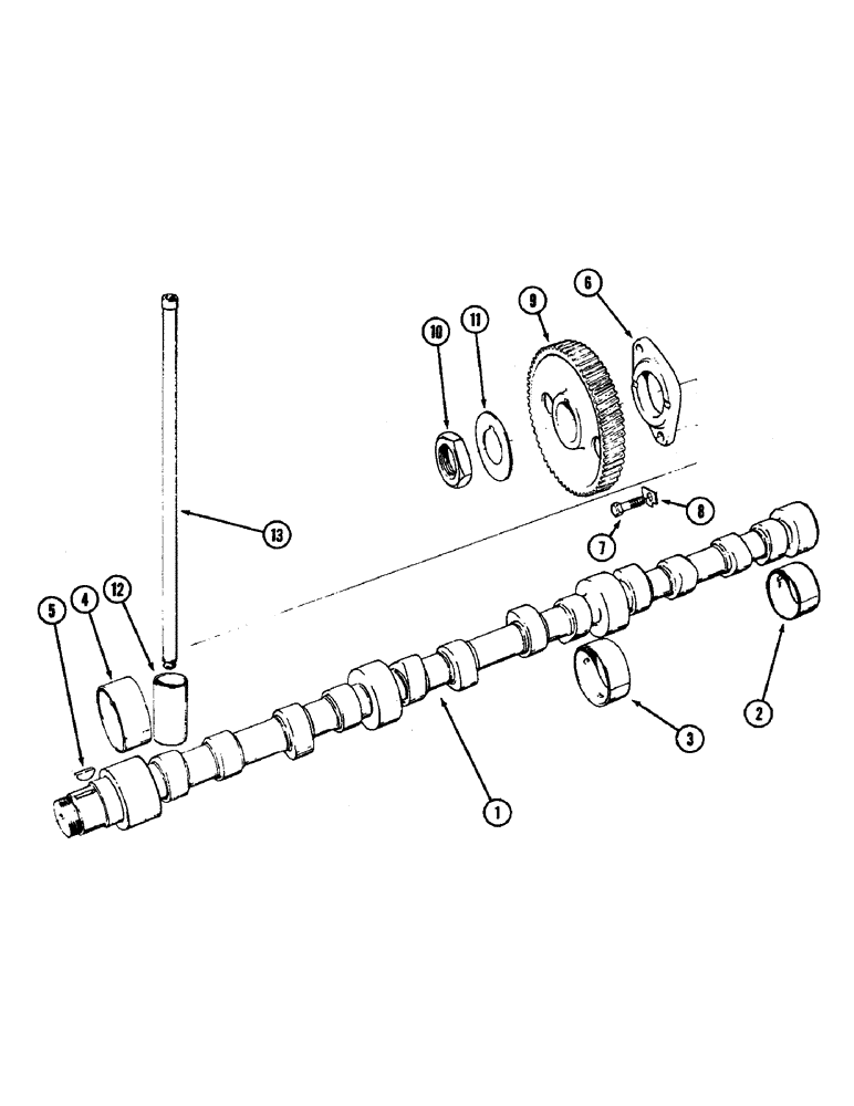 Схема запчастей Case IH 4890 - (2-34) - CAMSHAFT, 674 CUBIC INCH DIESEL ENGINE (02) - ENGINE