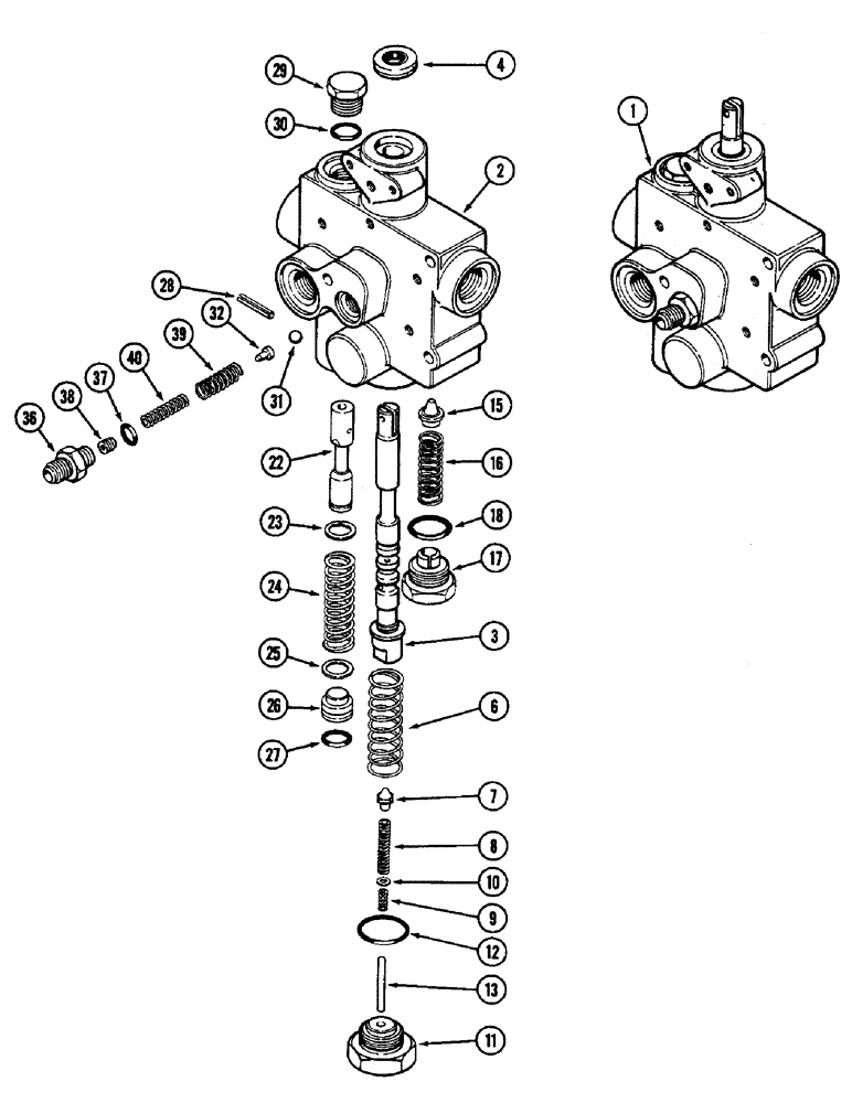 Схема запчастей Case IH 3294 - (6-228) - VALVE ASSEMBLY, PTO AND CLUTCH CONTROL (06) - POWER TRAIN