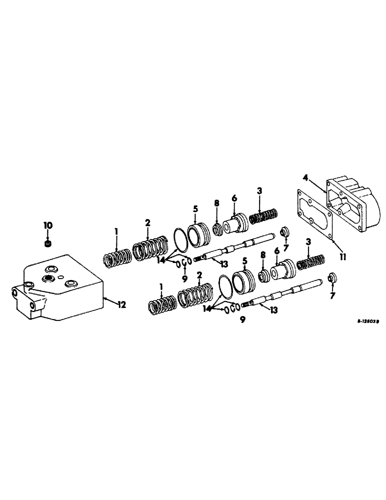 Схема запчастей Case IH 1256 - (H-14) - CONTROLS, POWER BRAKE VALVE Controls