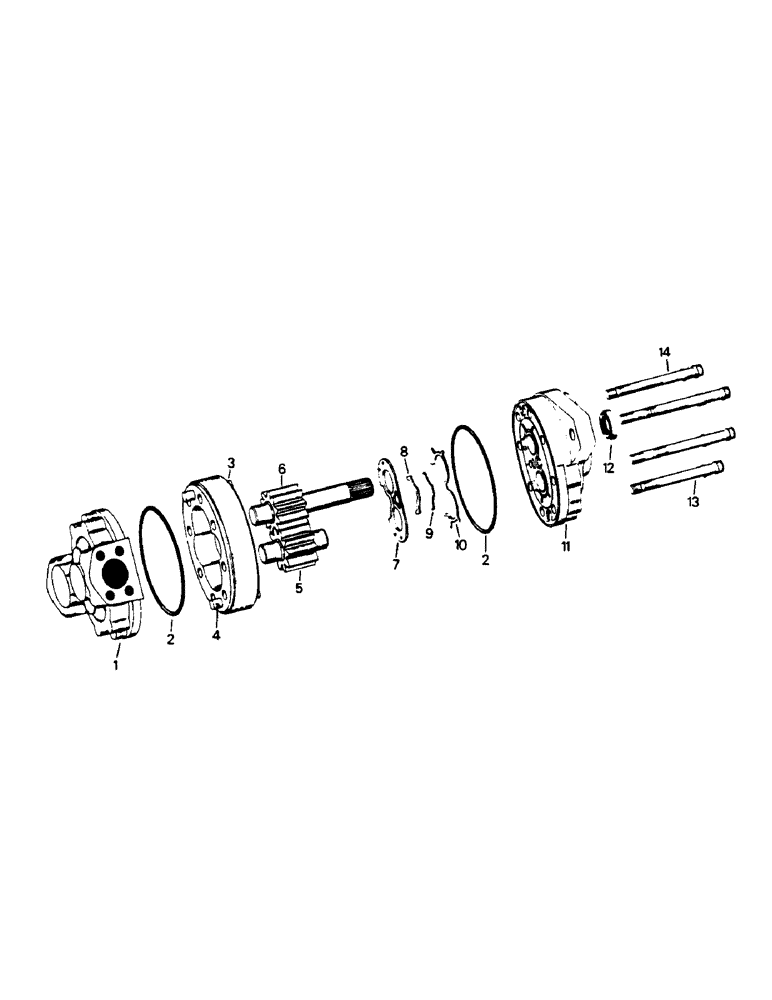 Схема запчастей Case IH 9130 - (08-13) - GEAR PUMP ASSEMBLY (07) - HYDRAULICS