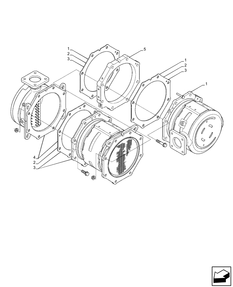 Схема запчастей Case IH FARMLIFT 525 - (10.501.AD) - EGR VALVE (10) - ENGINE