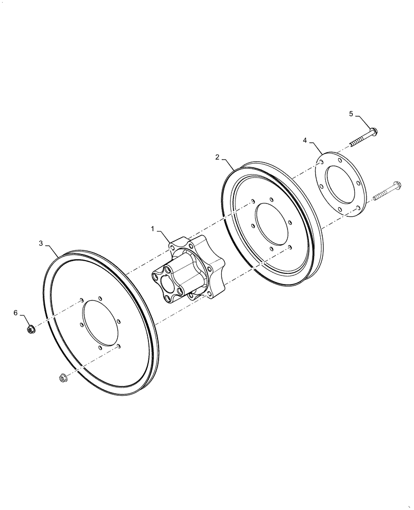 Схема запчастей Case IH 8240 - (80.101.AM[01]) - VAR - 722481, 425363, 425241 - PULLEY, CLEAN GRAIN ELEVATOR (80) - CROP STORAGE/UNLOADING