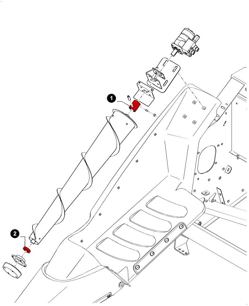 Схема запчастей Case IH 4412F-30 - (05.100.04[06]) - MAINTENANCE PARTS, SIDE DIVIDERS (05) - SERVICE & MAINTENANCE