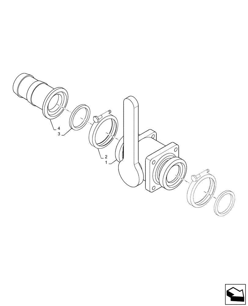 Схема запчастей Case IH PATRIOT 4440 - (78.110.AC[07]) - THROTTLE VALVE PLUMBING, STANDARD FLOW (78) - SPRAYING