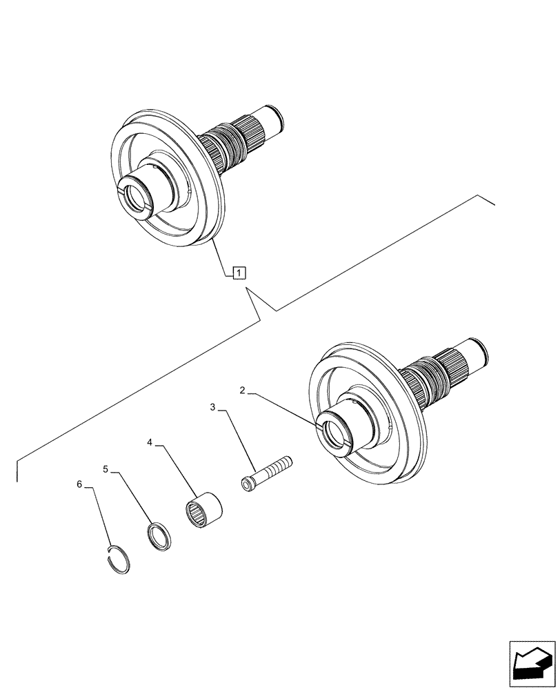 Схема запчастей Case IH PUMA 185 CVT - (31.114.AD[03]) - VAR - 391141, 391145, 758025, 758028, 758029, 758031, 758032 - PTO, DRIVE SHAFT, COMPONENTS (31) - IMPLEMENT POWER TAKE OFF