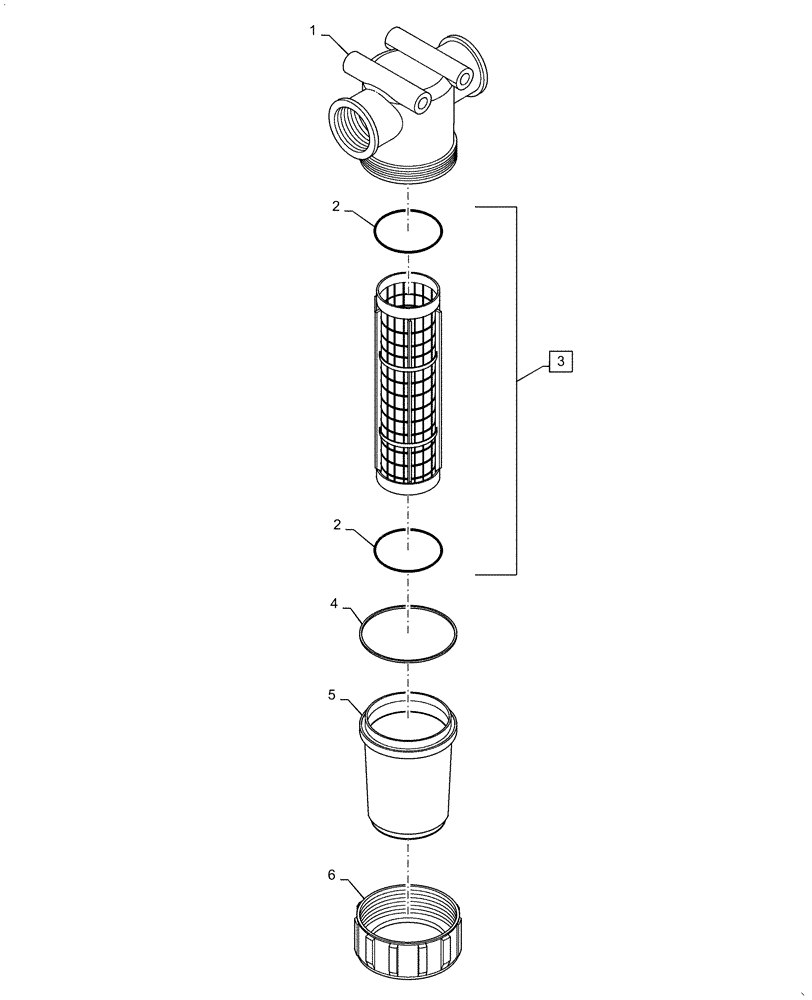 Схема запчастей Case IH PATRIOT 4440 - (78.110.AP[01]) - STRAINER FILTER, 1" (78) - SPRAYING