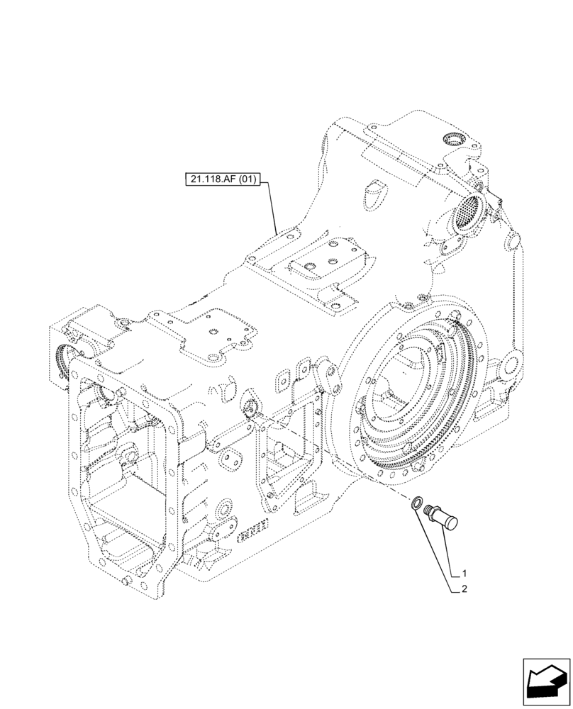 Схема запчастей Case IH PUMA 150 - (55.020.AB[02]) - VAR - 391136, 758011, 758012, 758013, 758014, 758015, 758016, 758017, 758018, 758019, 758020, 758021 - TRANSMISSION, SENSOR (55) - ELECTRICAL SYSTEMS