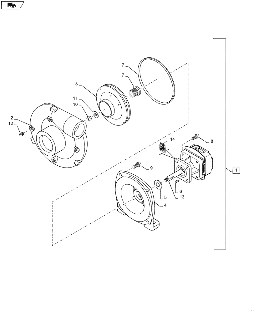 Схема запчастей Case IH PATRIOT 4440 - (78.111.AA[03.1]) - STANDARD FLOW PRODUCT PUMP, ASN YGT042518 (78) - SPRAYING