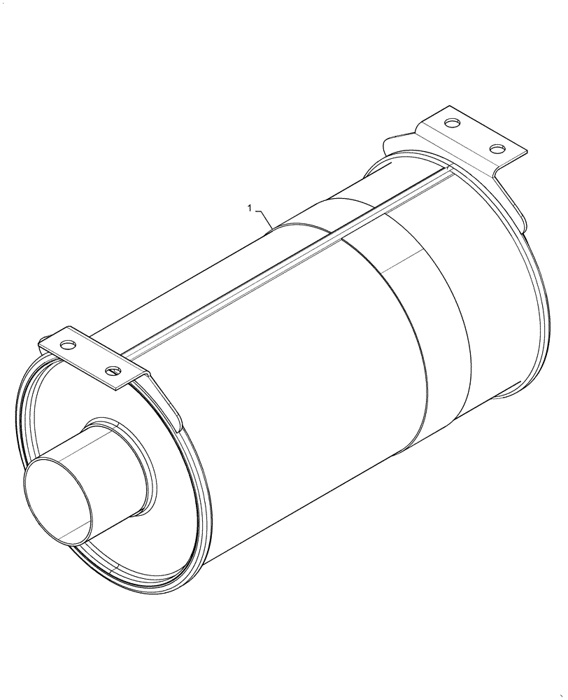 Схема запчастей Case IH SR150 - (10.254.AI) - MUFFLER (10) - ENGINE