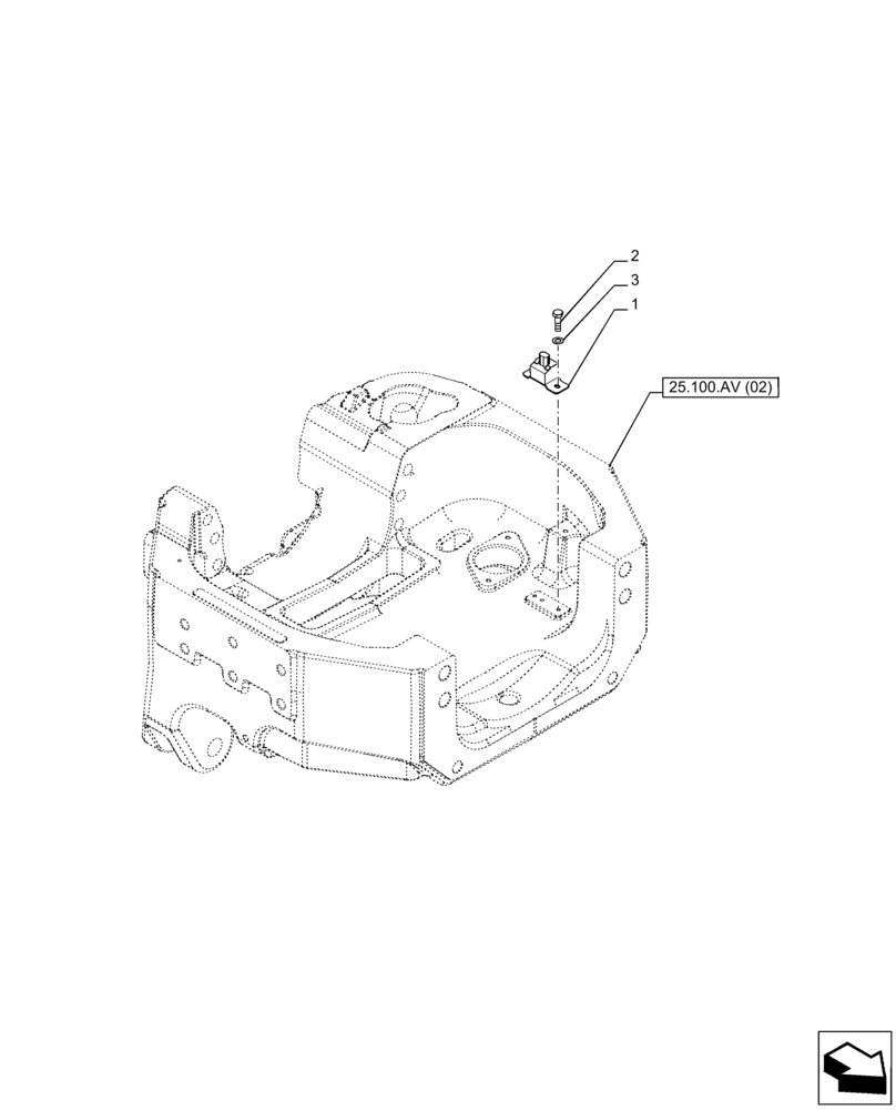 Схема запчастей Case IH PUMA 240 CVT - (55.045.AG) - VAR - 758048, 758049 - FRONT AXLE, SUSPENDED, ACCELERATOR (55) - ELECTRICAL SYSTEMS