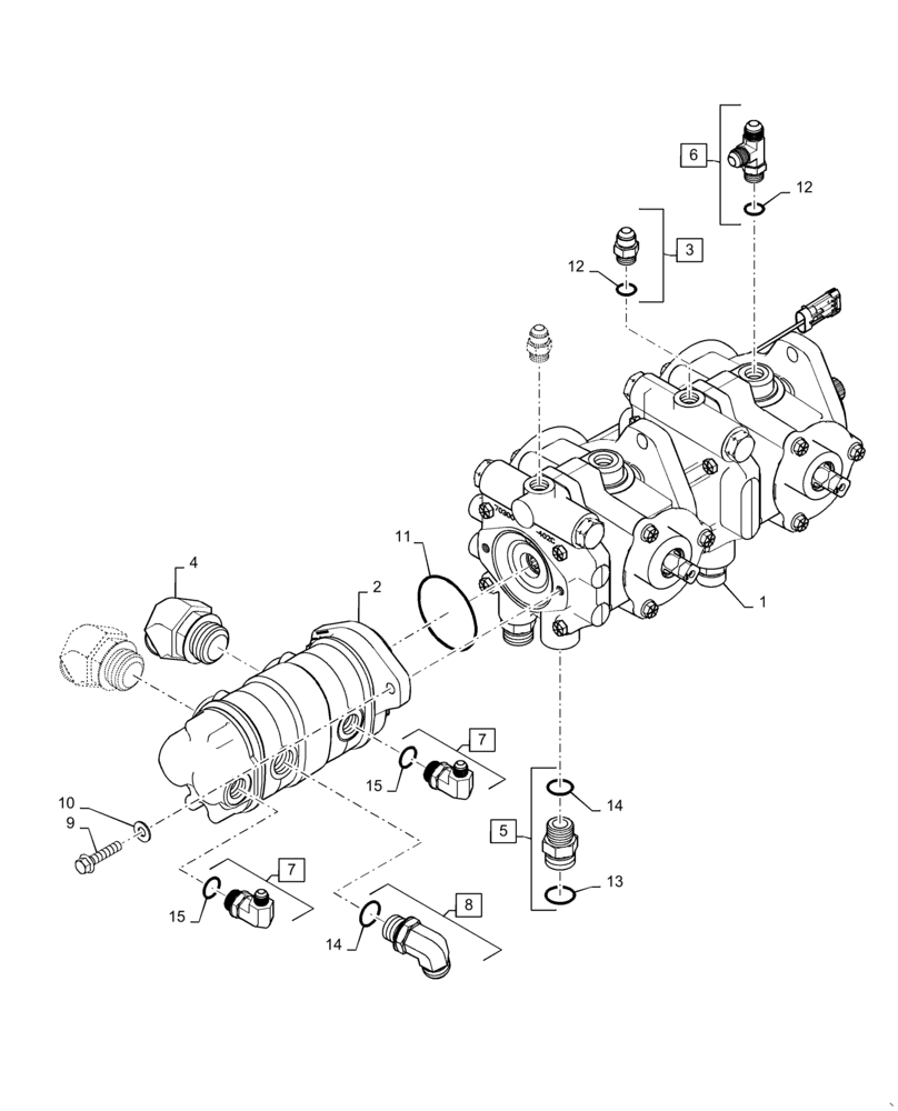 Схема запчастей Case IH WD1203 - (29.218.AG[01]) - HYDROSTATIC TRANSMISSION, DRAPER, DISC (29) - HYDROSTATIC DRIVE