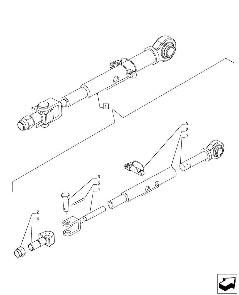 Схема запчастей Case IH PUMA 200 CVT - (37.120.AF[03]) - VAR - 391171 - STABILIZER, COMPONENTS (37) - HITCHES, DRAWBARS & IMPLEMENT COUPLINGS