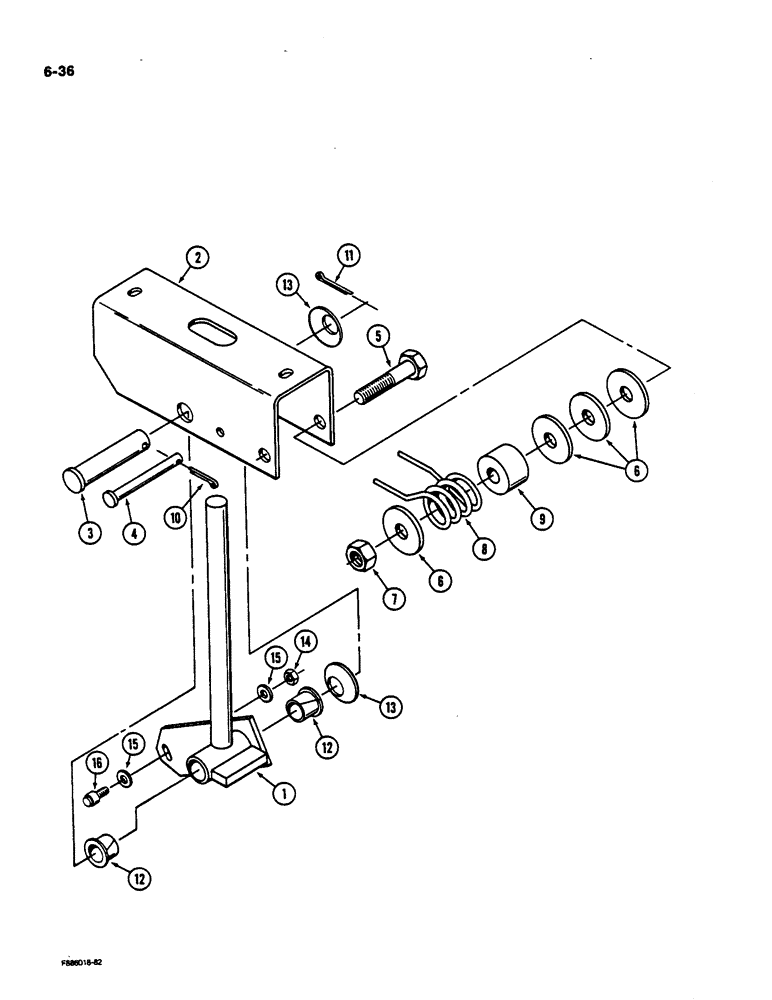 Схема запчастей Case IH 9170 - (6-36) - TRANSMISSION SHIFT CONTROLS, PULSER CONTROL, PRIOR TO P.I.N. JCB0002116 (06) - POWER TRAIN