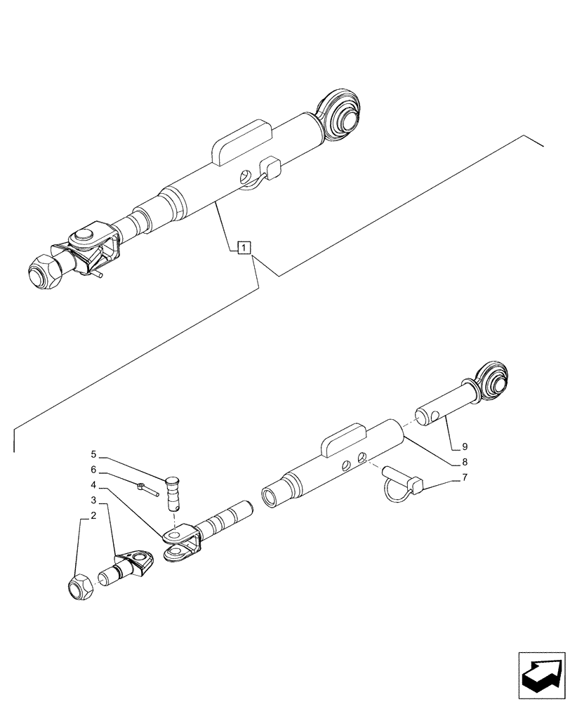 Схема запчастей Case IH PUMA 185 CVT - (37.120.AF[04]) - VAR - 391171 - STABILIZER, COMPONENTS (37) - HITCHES, DRAWBARS & IMPLEMENT COUPLINGS