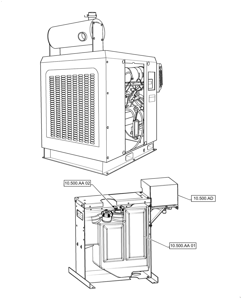 Схема запчастей Case IH 100A - (00.000.10[02]) - PICTORIAL INDEX - ENGINE (00) - GENERAL & PICTORIAL INDEX