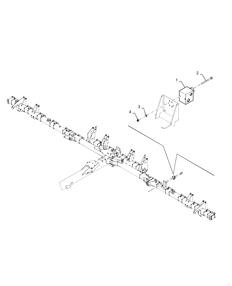 Схема запчастей Case IH 1255 - (35.744.AC[01]) - VACUUM FAN VALVE EARLY RISER FRONT FOLDING TRAILER (35) - HYDRAULIC SYSTEMS