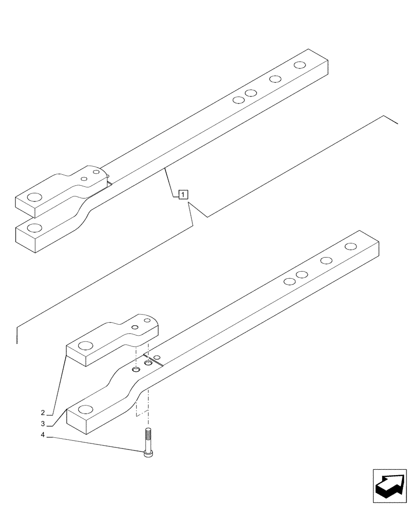 Схема запчастей Case IH PUMA 200 - (37.100.AA[02]) - VAR - 758100 - DRAWBAR, COMPONENTS (37) - HITCHES, DRAWBARS & IMPLEMENT COUPLINGS